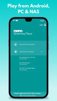 Nero DLNA/UPnP Player android App screenshot 4